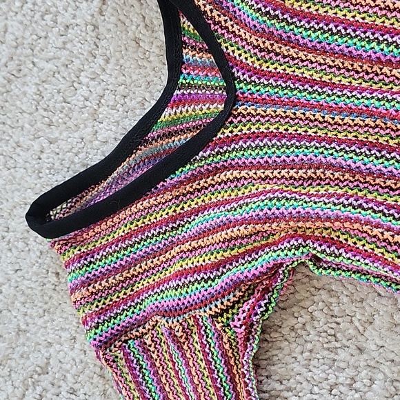 Fishnet bodysuit long-sleeved - Picture 4 of 4